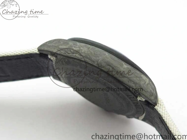 MiroTime 0320 WrinkleFree Daytona DIW Carbon Noob 1:1 Best Edition White Black Dial on Nylon Strap SA 2614